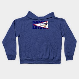 American Samoa Motto Flag Kids Hoodie